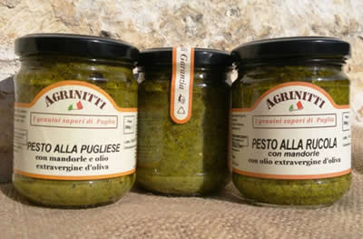 The pesto sauces